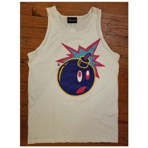 The Hundreds Bomb White Tank